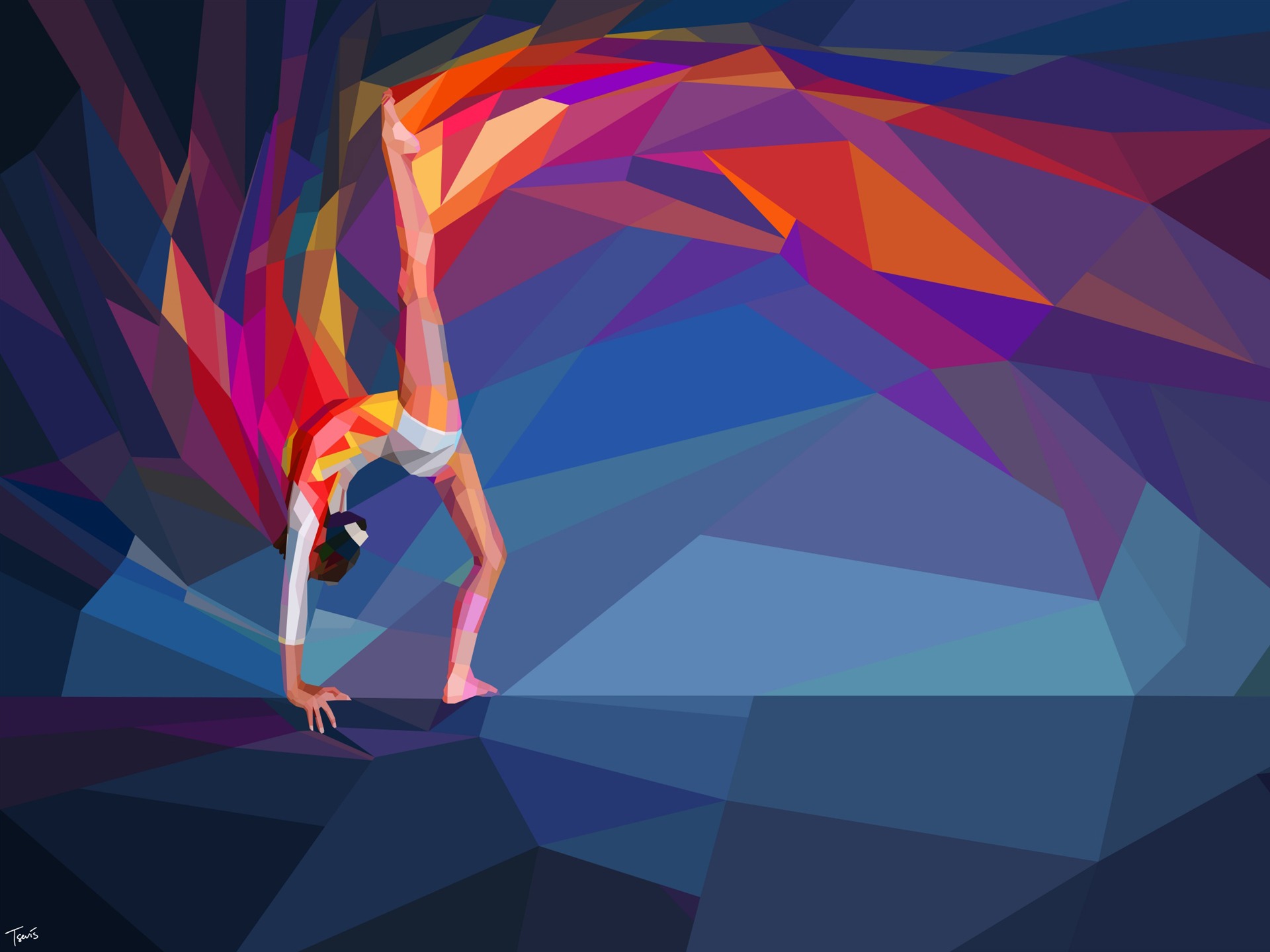 Gimnasta-Rio 2016 Juegos OlĂmpicos Fondos de pantalla HD Vector Avance
